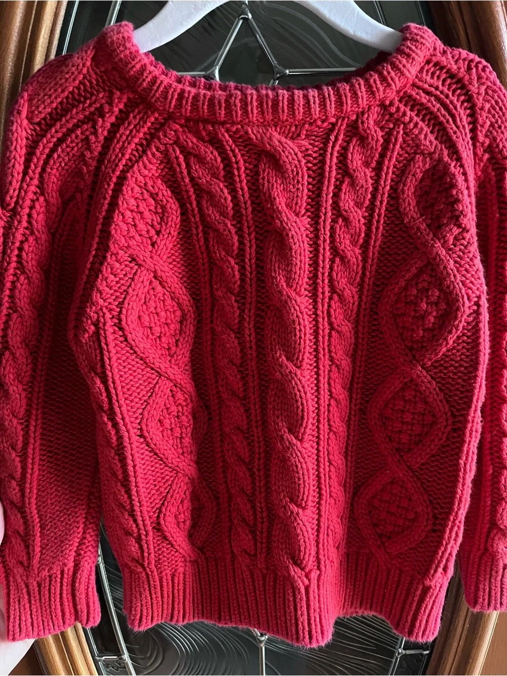 GAP Kids 2T Cable Knit Sweater in Red